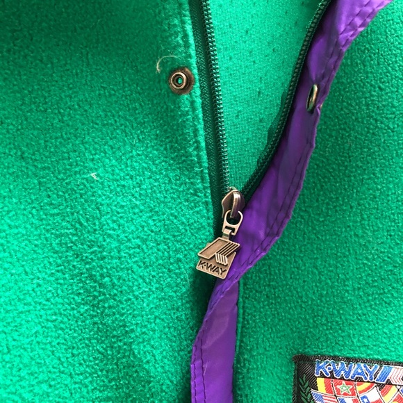 VINTAGE K-WAY POLARTEC FLEECE JACKET - Picture 5 of 7